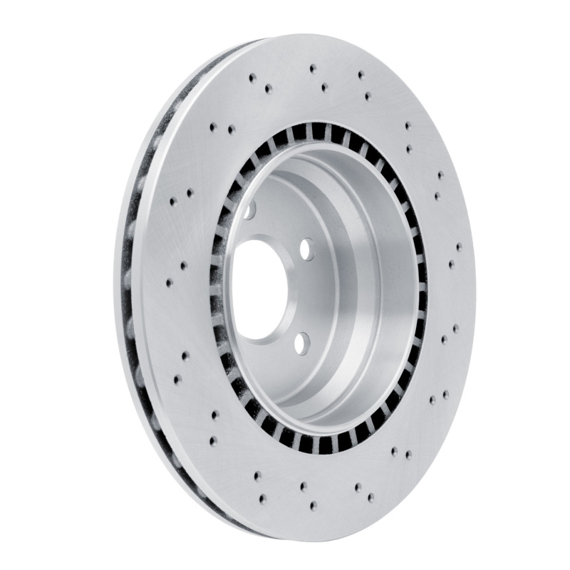 Mercedes-Benz E63 AMG Brake Rotor (1) - Rear - R1 Concepts - Drilled - `03-`11